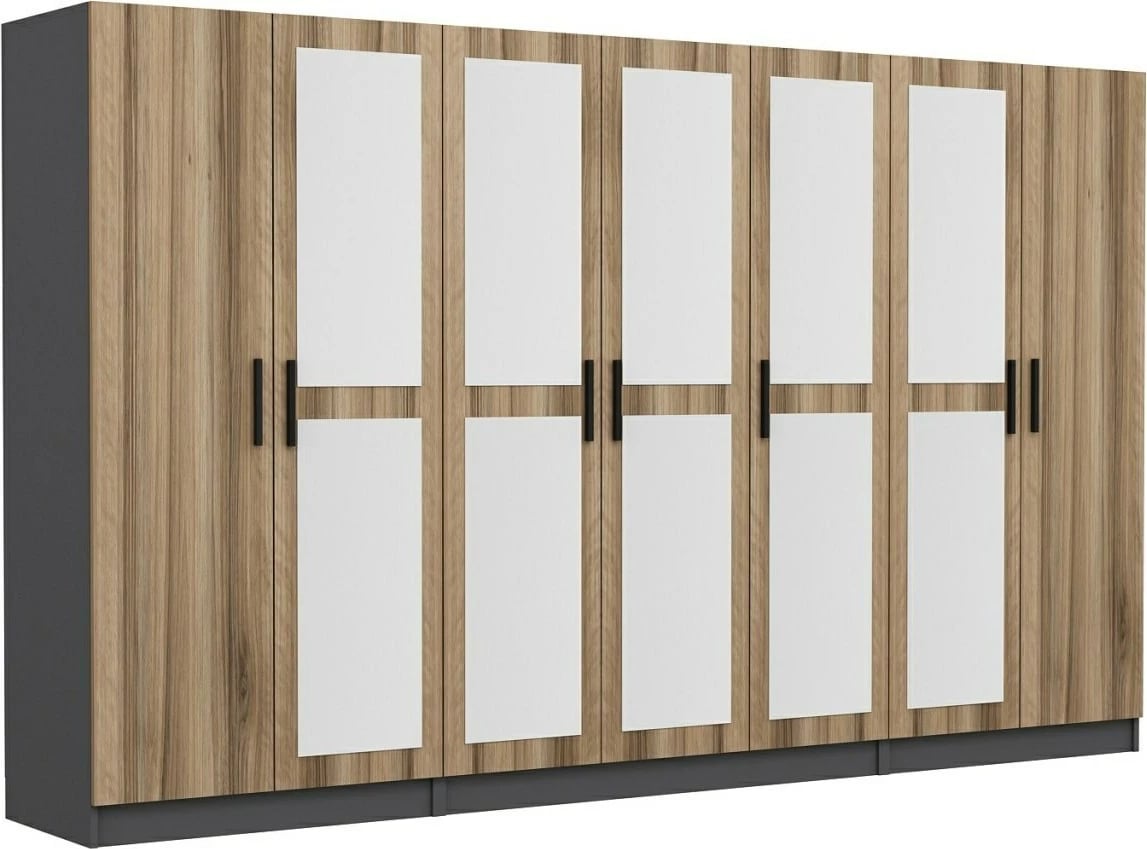 Dollap Skye Decor, ngjyrë antracit, 315x190x52cm