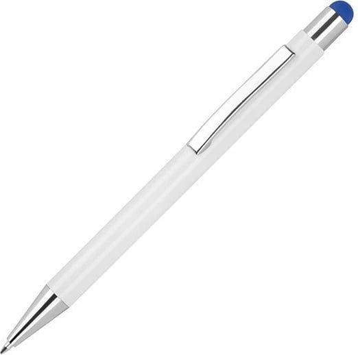 Stilolaps me prekje MACMA 21193-03, alumin, i bardhë me detaje blu