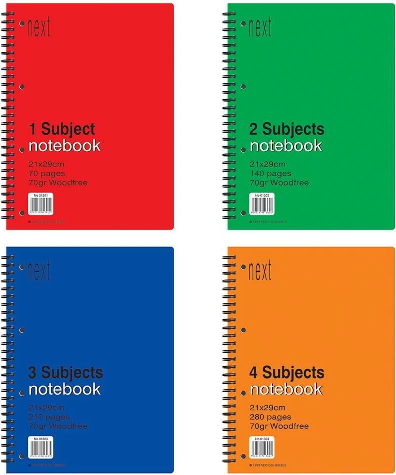 Fletore spirale Next 3 lëndë 21x29cm