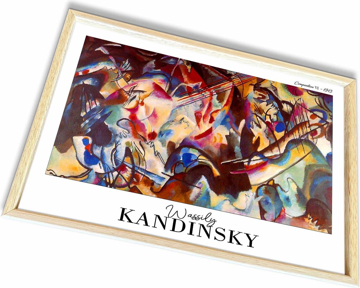 Pikturë dekorative me kornizë, Wallity, 4262AHSKANDINSKY-004
