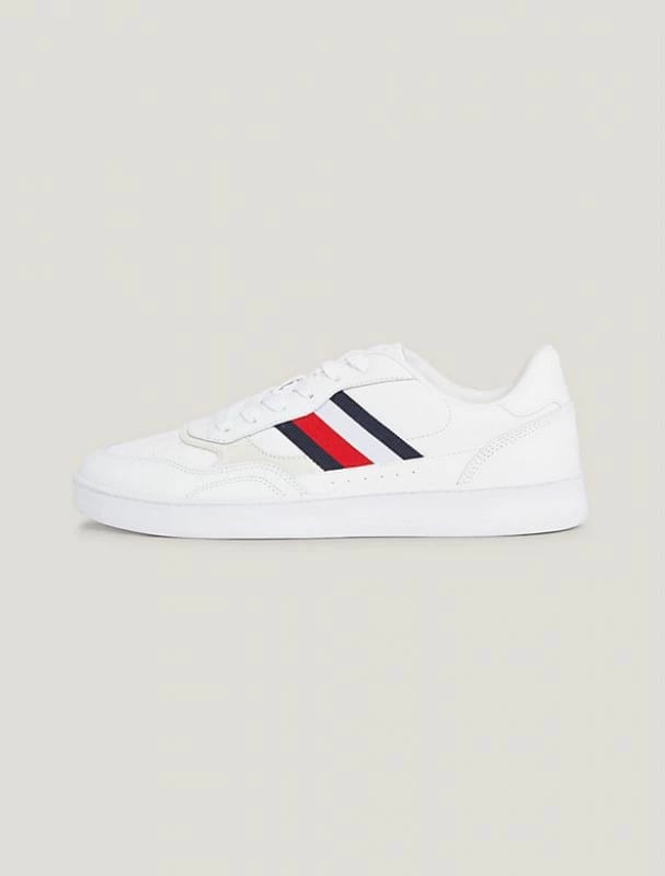 Këpucë Tommy Hilfiger për meshkuj, të bardha