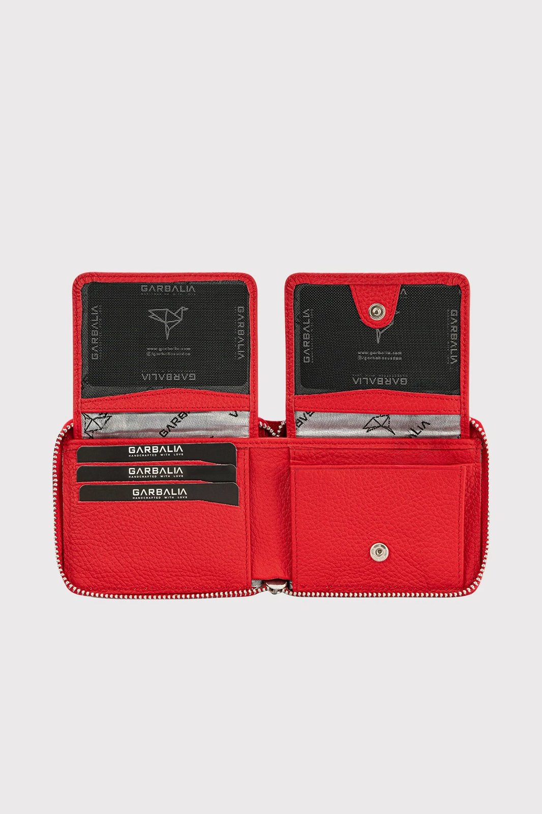 Portofol unisex Zoozie Bags Carole, i kuq