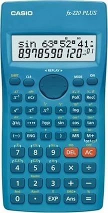 Kalkulator Casio FX-220 Plus, i kaltër
