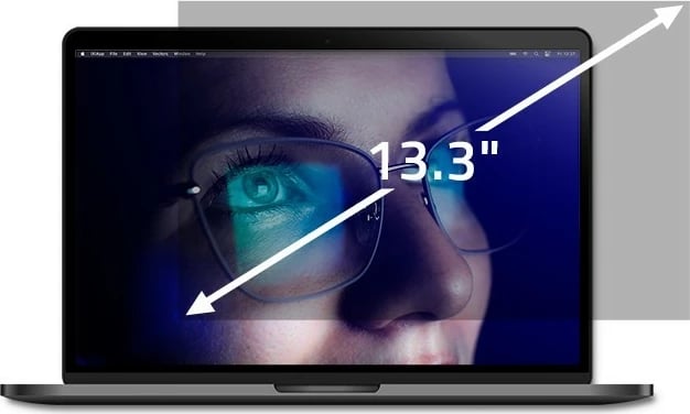 Filtër privatësie Qoltec 51050, 13.3 inç, 16:9