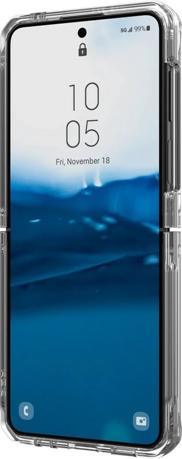 Mbështjellës Urban Armor Gear Plyo për Samsung, 6.7 inç, transparent, i bardhë