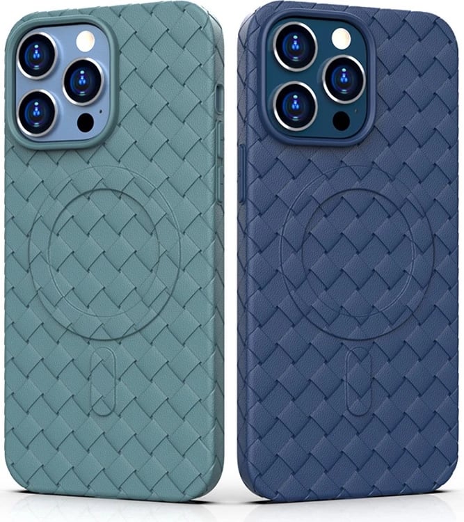 Mbështjellës Hurtel Woven Case për iPhone 15 Pro, MagSafe, vjollcë