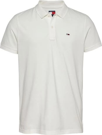 Maicë polo Tommy Hilfiger Jeans për meshkuj, të bardhë