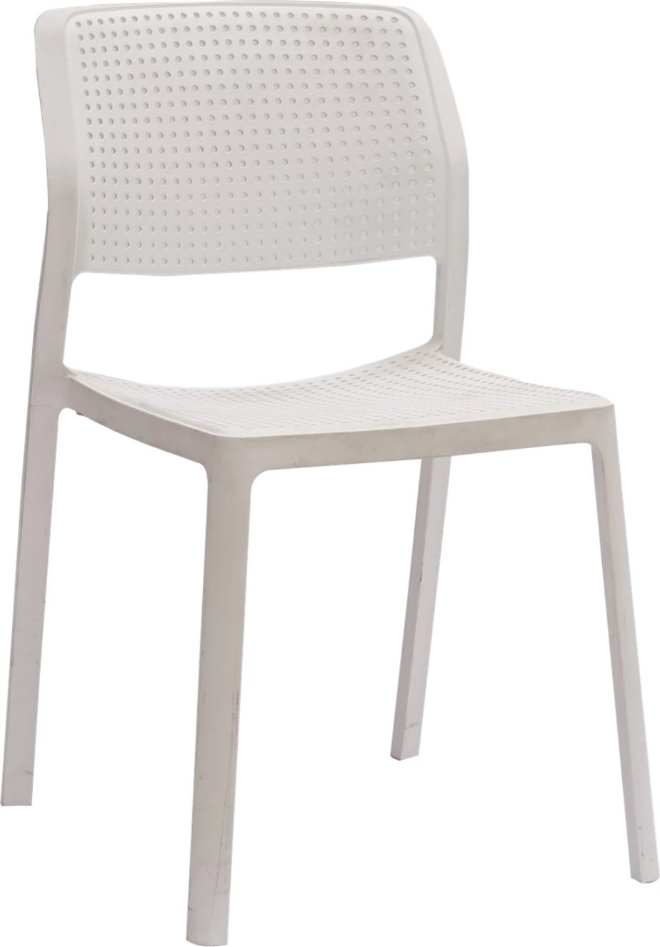 Karrige për jashtë COMFEE FH6101.01 polipropileni e bardhë 41x57x82H cm