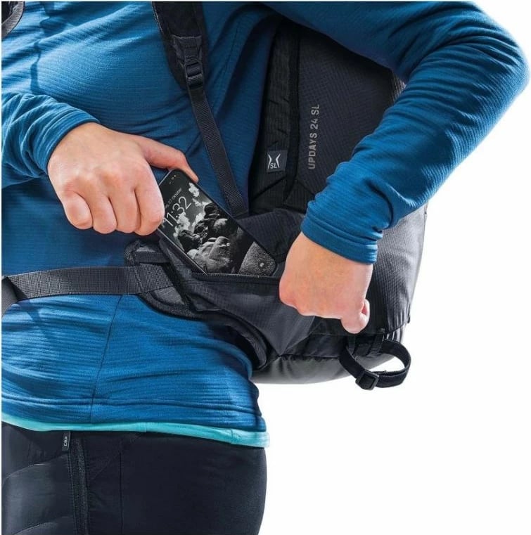 Çantë shpine Deuter, uniseks, e zezë