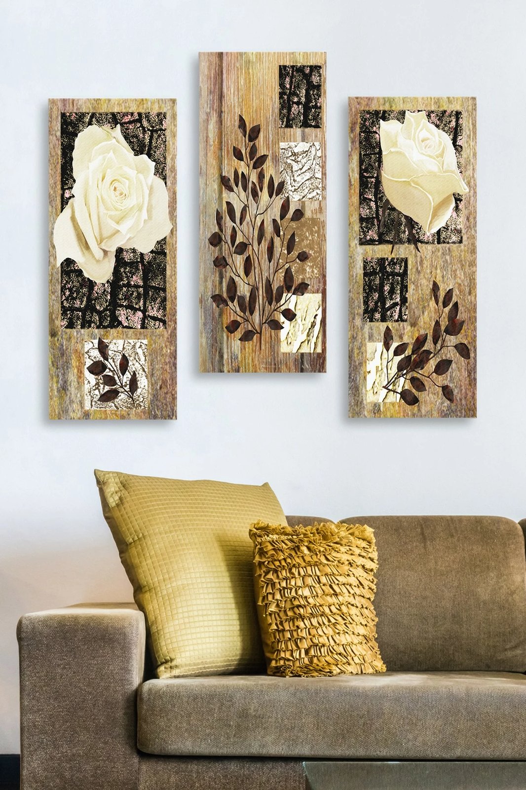 Pikturë dekorative MDF, 3 pjesë, Wallity, MDF0047