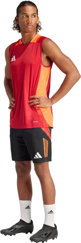 Maicë pa menge për meshkuj adidas, e kuqe
