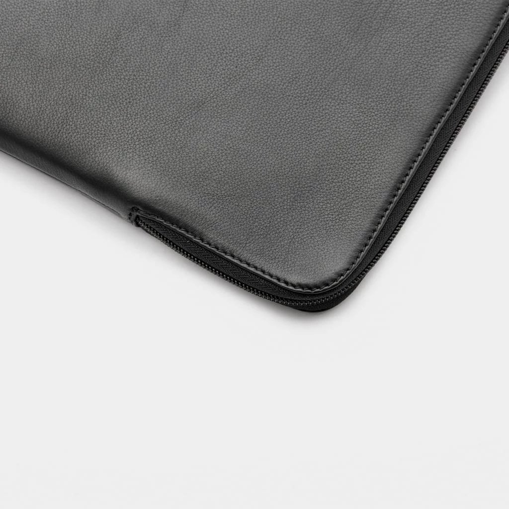 Mbështjellës lëkure për laptop, No name, TR-LEAALSPRO14-BLK, 14", i zi