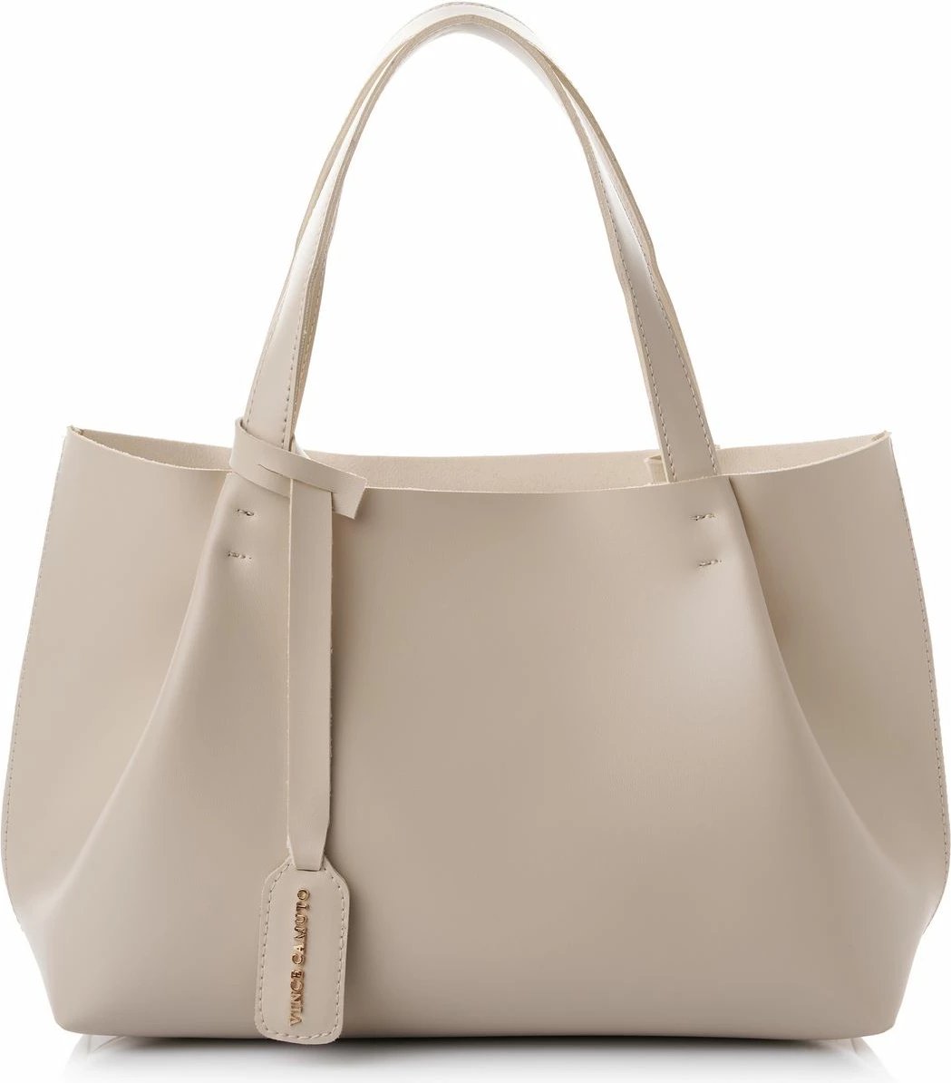 Çantë tote Vince Camuto, Monza, ngjyrë krem
