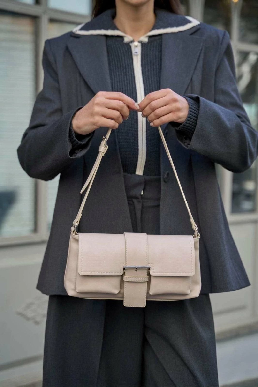 Çantë dore Zoozie Bags, MK1020225SV10-003, bezhë