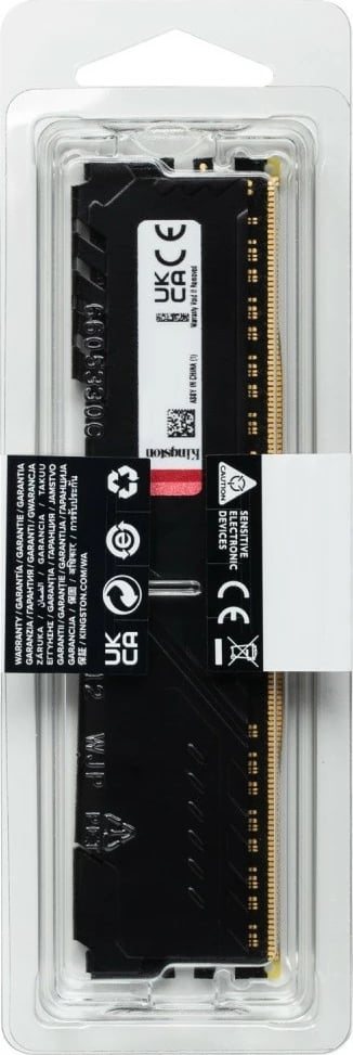 RAM Memorje Kingston FURY Beast KF432C16BBK4/128 128GB (4x32GB) DDR4 3200MHz CL16, e zezë, set 4 copë