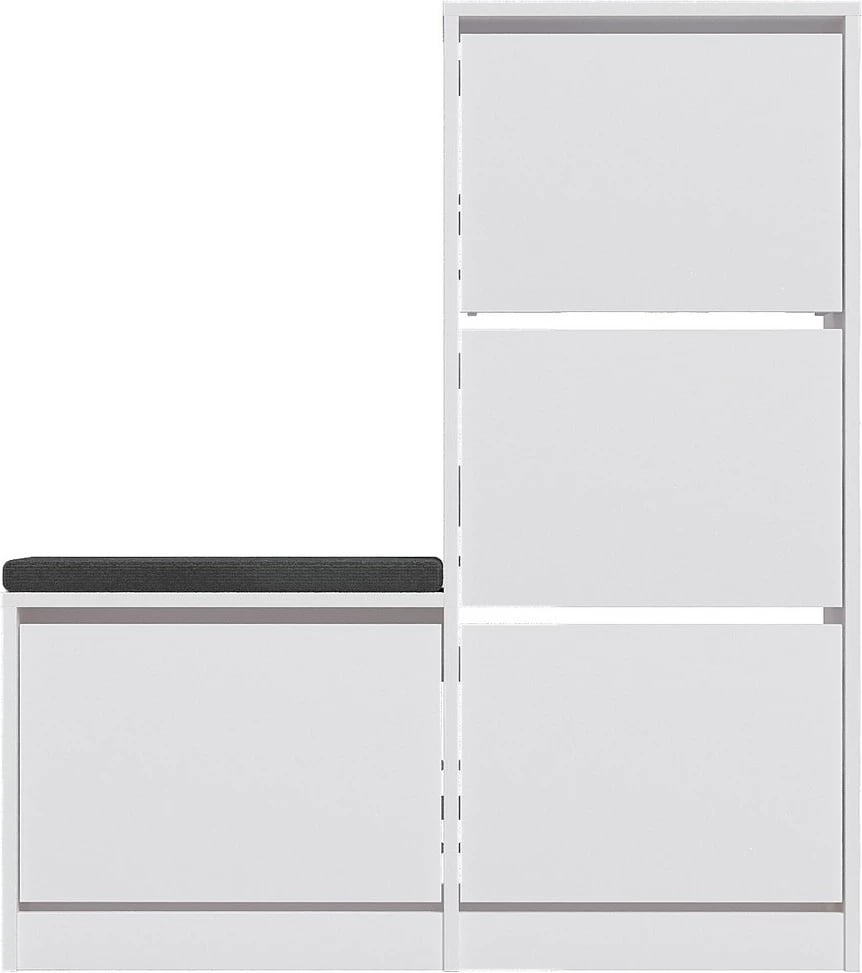 Dollap për këpucë Skye Decor, i bardhë