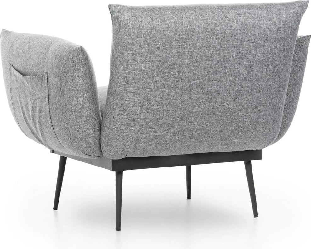 Karrige krahu Jax Solo, ngjyrë gri, Atelier del Sofa