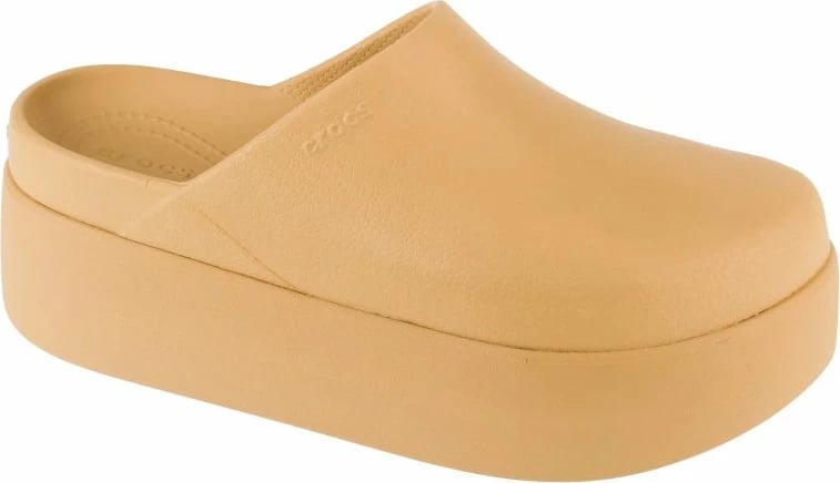 Slides për femra Crocs, bezh