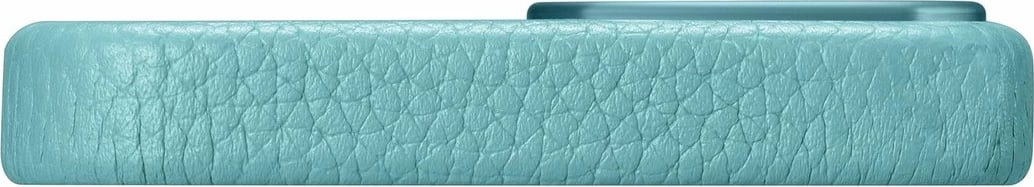 Mbështjellës iCarer Litchi Premium për iPhone 14 Plus me MagSafe, Lëkurë, Gjelbër