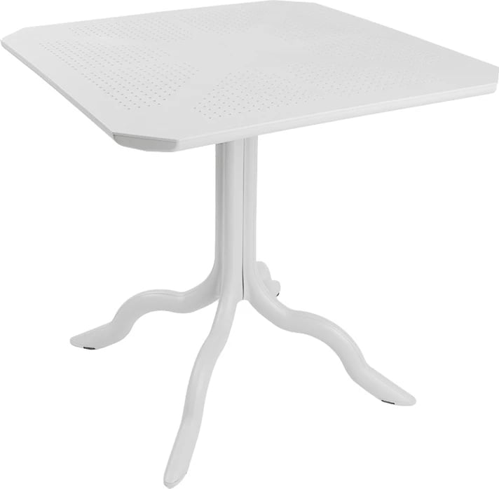 Set tavoline me karrige për terasë, Icon-Festive, 5 copë, PP, ngjyrë e bardhë