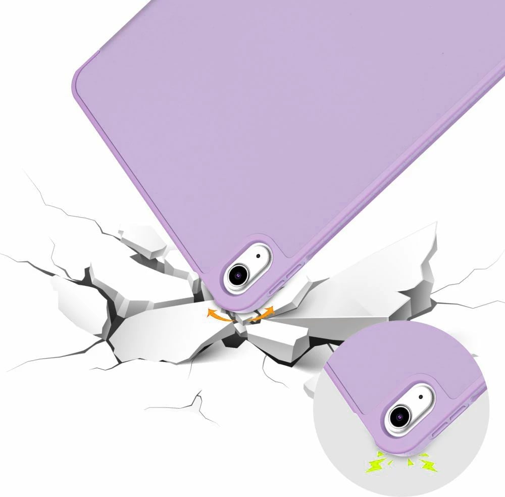 Mbështjellës Tech-Protect SC Pen për iPad 10.9" (2022), silikon, vjollcë