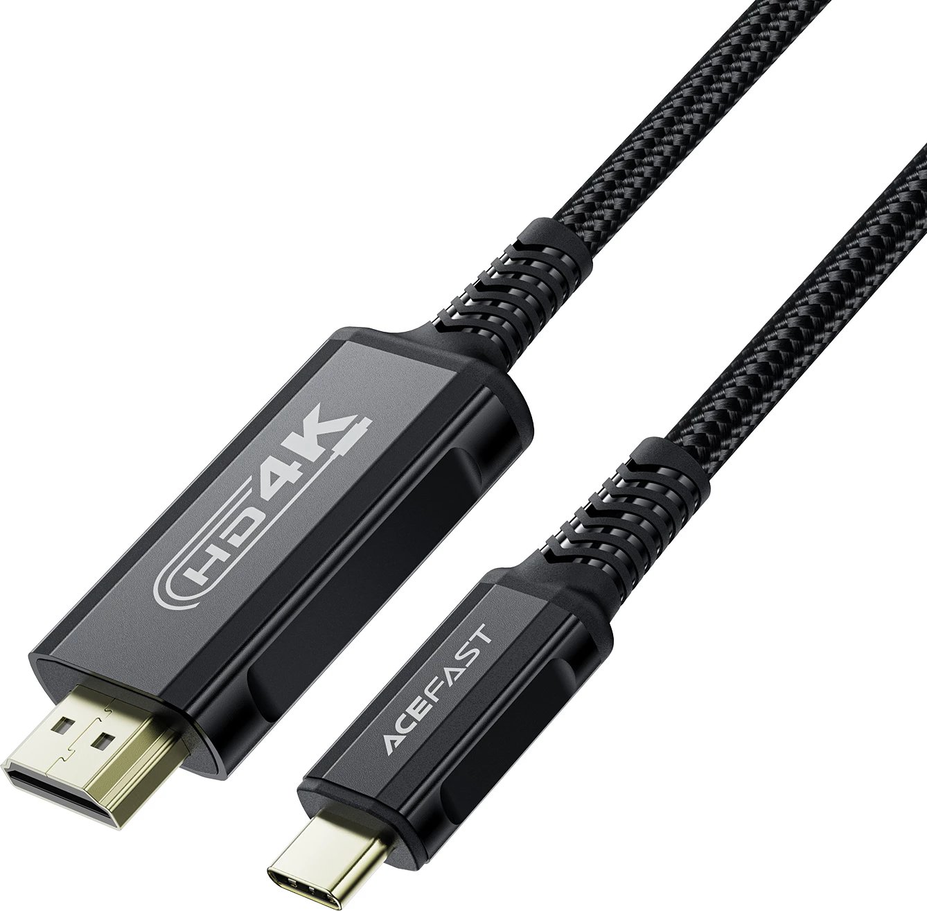 Kabllo video Acefast C1-10, USB-C në HDMI, 1.8m, 4K 60Hz, e zezë