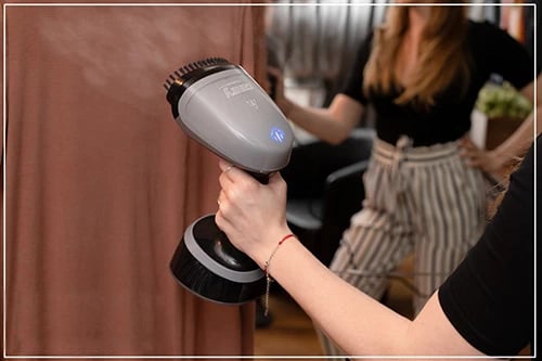 Hekur me avull rrobash, Camry, CR 5033, 1200W (max 1800W), 15 g/min, depozitë 350 ml, dore palosëse, gri/zezë