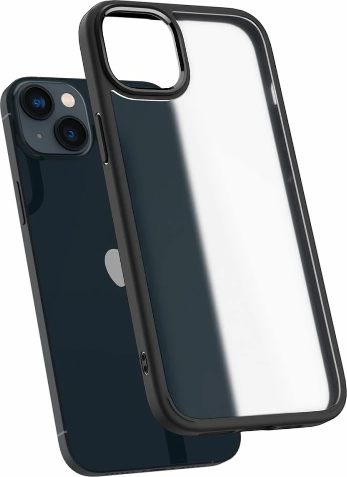 Mbështjellës, Spigen Ultra Hybrid për iPhone 14 Plus, TPU + polikarbonat, MIL-STD 810G, e zezë mat
