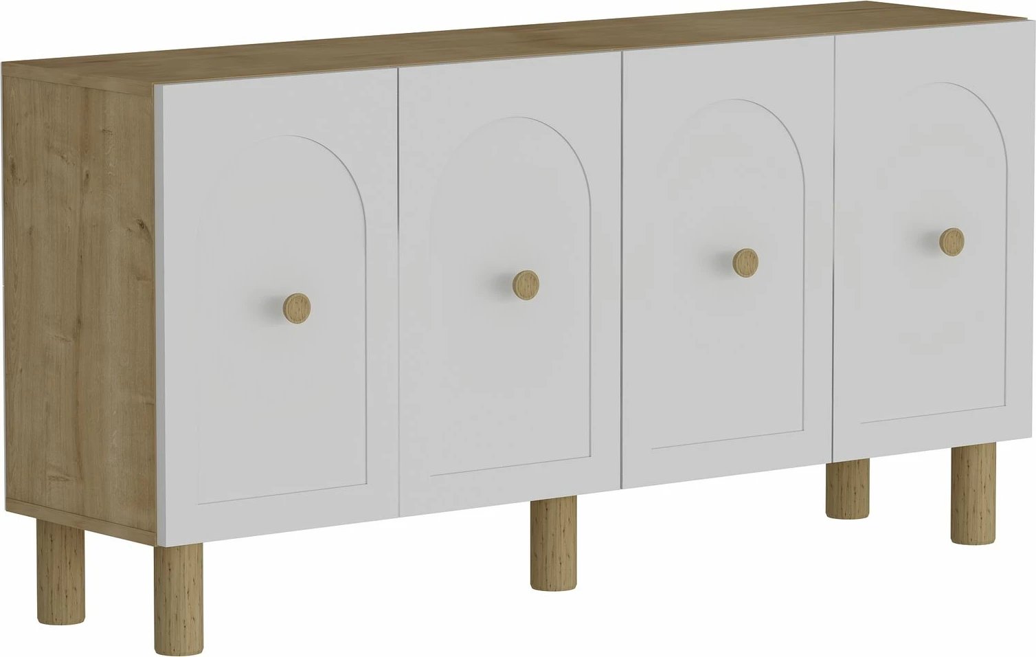 Konsol Skye Decor, Notre KB150 Bohem, lis safir, e bardhë