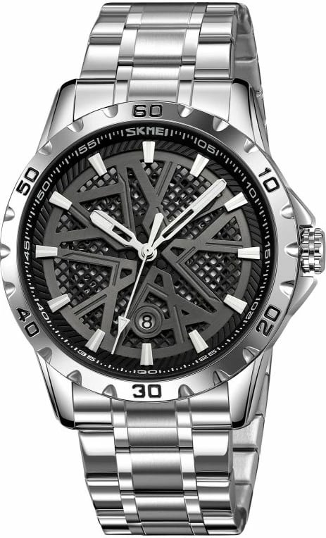 Orë dore për meshkuj Skmei, argjendtë