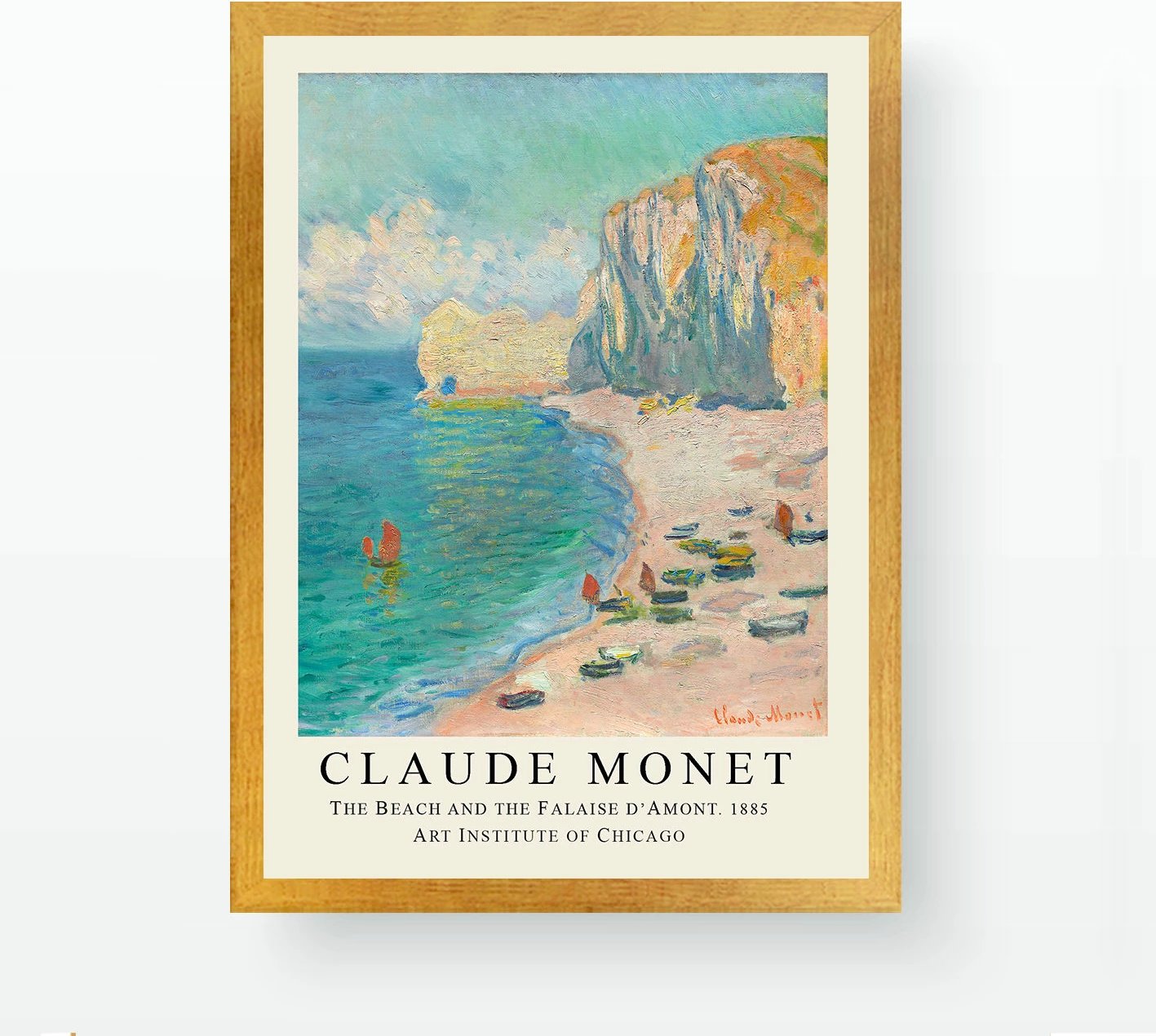 Pikturë dekorative me kornizë, shumëngjyrëshe, Wallity, AC7436502338359-5575, 55x75cm