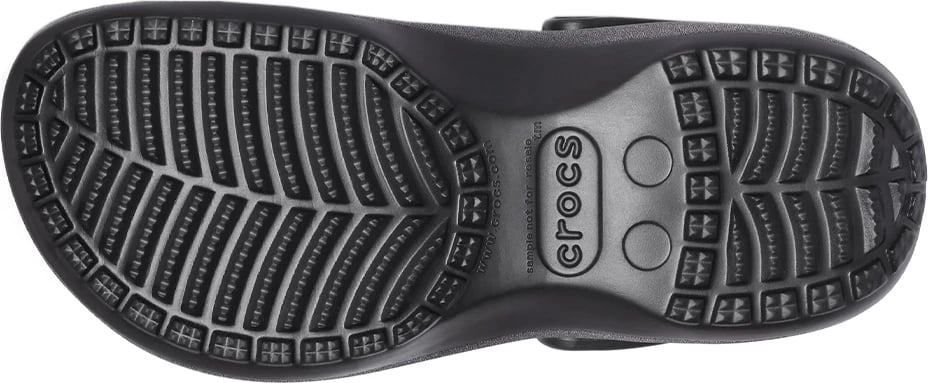 Klloga platforme për femra Crocs, të zeza