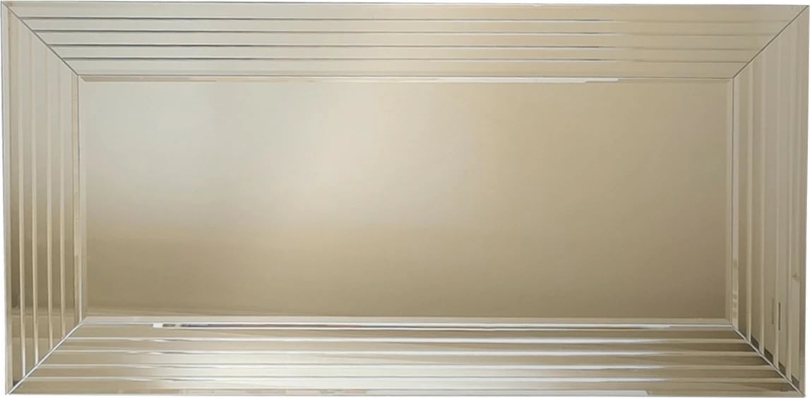 Pasqyrë moderne Hanah Home, A305Y, ngjyrë argjendi, 130x65cm