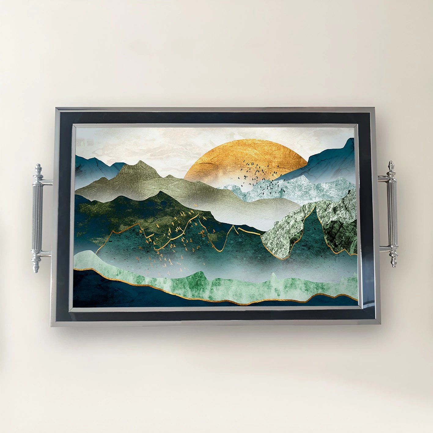 Tabaka prej qelqi, dizajn Aberto, TPG9870, shumëngjyrëshe Tabaka prej qelqi, dizajn Aberto, TPG9870, shumëngjyrëshe