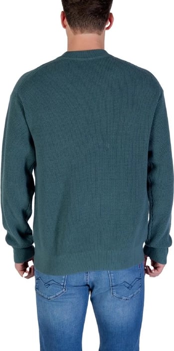 Maicë me mëngë të gjata Calvin Klein Jeans për meshkuj, e gjelbër