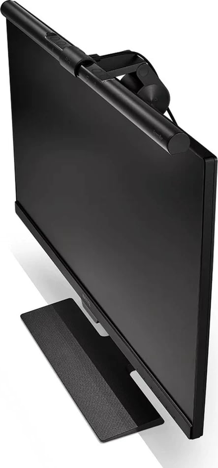 Dritë shirit monitori, BenQ, ScreenBar CLIP 9H.W42WT.EQ2, USB-C 5V/1A, 15 nivele ndriçimi me sensor automatik, e zezë