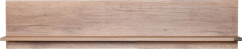 Raf muri Hanah Home, Raf-11-Tt-1, ngjyrë arr e çelët, 120x25x20cm