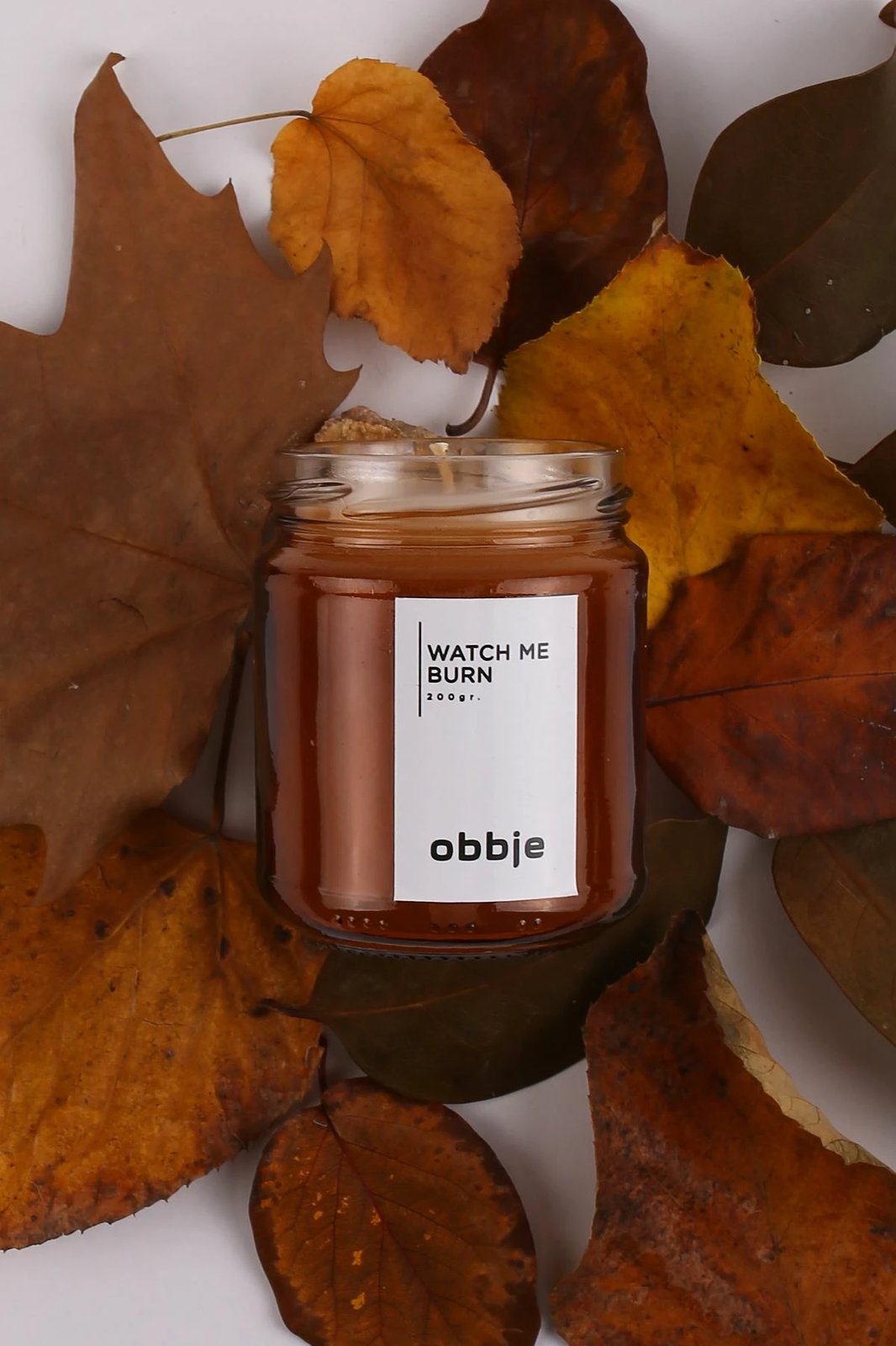 Qiri aromatik, ngjyrë amber, Evila Originals, Watch Me Burn, 6.5x8.5cm