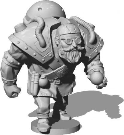 Set miniatura për lojë tavoline Albi Karak, 8 copë, Gri