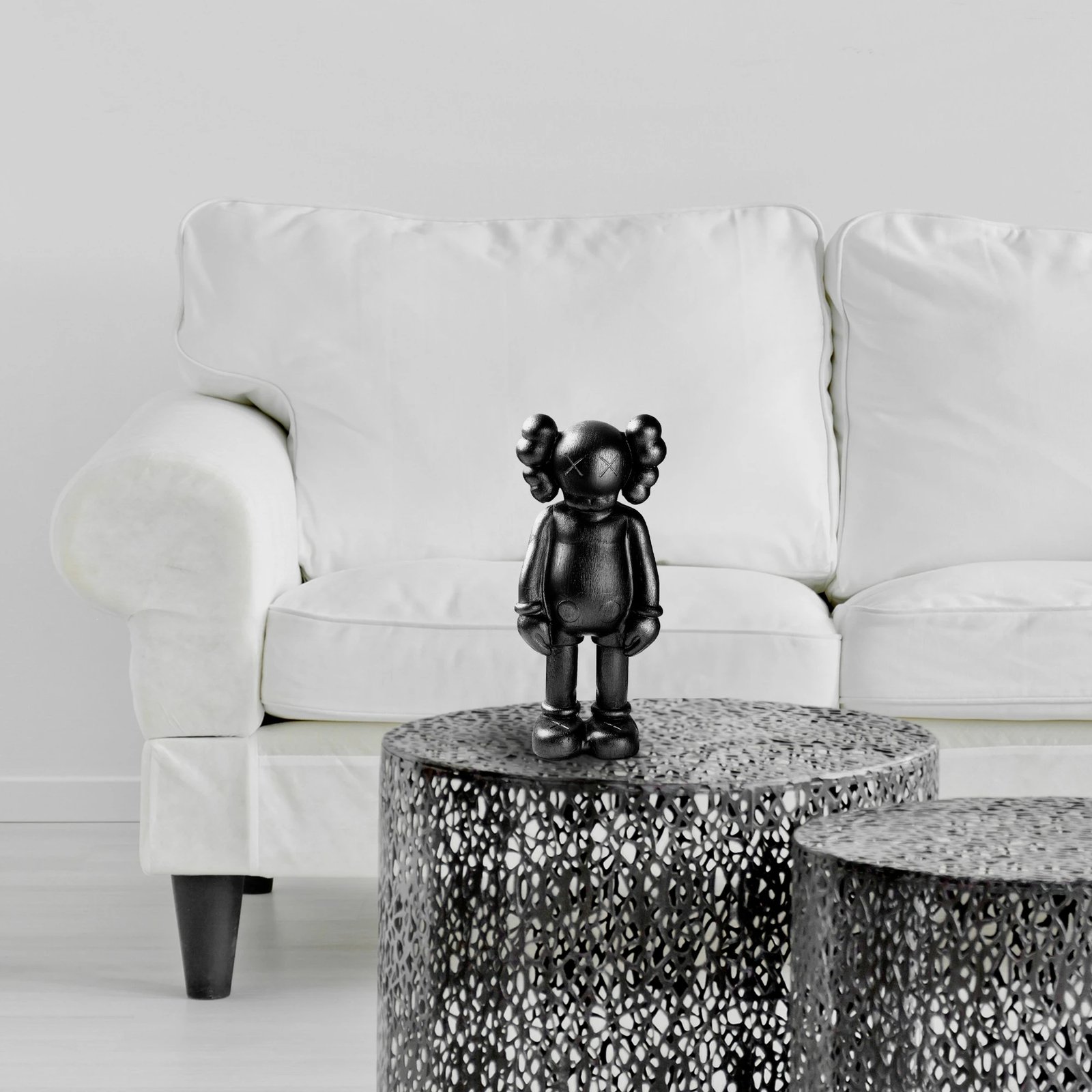 Objekt dekorativ Aberto Design, Yak-051-C, ngjyrë e zezë