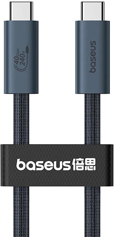 Kabllo USB-C në USB-C Baseus Flash 2, 1m, 240W, e zezë Kabllo USB-C në USB-C Baseus Flash 2, 1m, 240W, e zezë