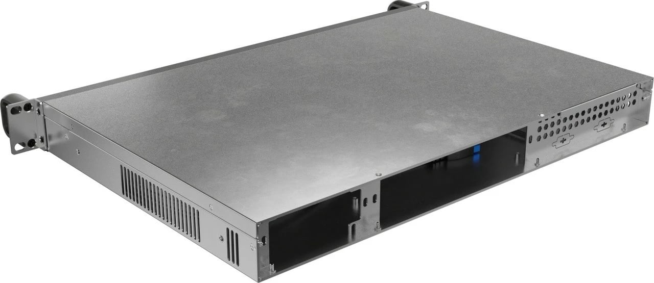 Kasë serveri RACK 1U Lanberg SC01-3001-10B Mini-ITX, 19", 4x40mm PWM, 1 PCI, FLEX PSU, 2x USB 3.0, 300mm e zezë