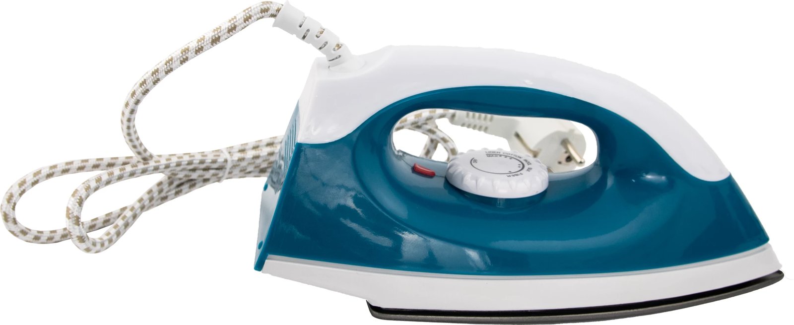 Hekur udhëtimi Esperanza SMOOTHER EHI001 1200W, pllakë jo-ngjitëse, rregullim temperature, blu e bardhë