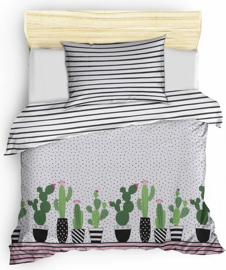 Set mbulesë për jorgan Single XXL Ranforce, L'essentiel, Milky