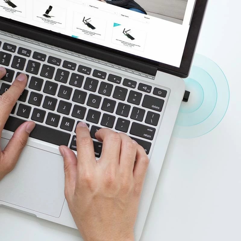 Adapter Wi‑Fi USB, TP-Link Archer T600U Nano, dual-band 2.4/5 GHz 200/433 Mb/s, i zi