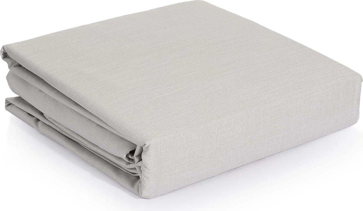 Set mbulesë për jorgan dopio, Calmo, ngjyrë gri e çelët