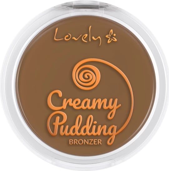 Bronzer kompakt për fytyrë dhe trup Lovely Creamy Pudding Bronzer për femra, 1, 15g Bronzer kompakt për fytyrë dhe trup Lovely Creamy Pudding Bronzer për femra, 1, 15g