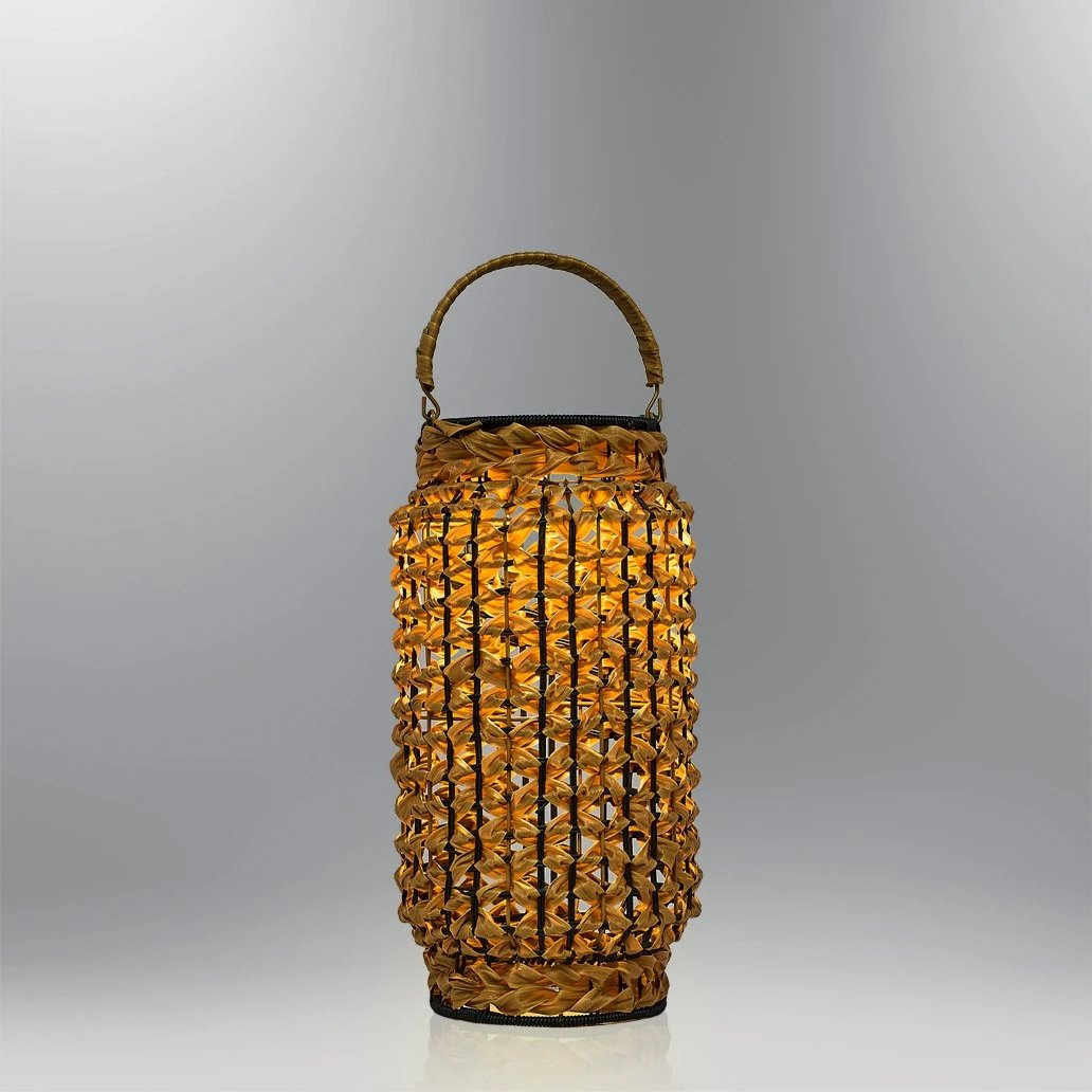 Llambë dyshemeje Opviq, ngjyrë lisi dhe e zezë, 4457-S06