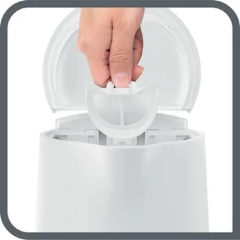 Çajnik elektrik Tefal Element KO200130, 1.7 L, 2400 W, Bardhë