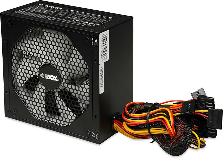 Kasë furnizimi iBOX Aurora 700W, Gaming, 14 cm fan, e zezë Kasë furnizimi iBOX Aurora 700W, Gaming, 14 cm fan, e zezë
